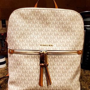 Michael Kors medium backpack. Carried only once.